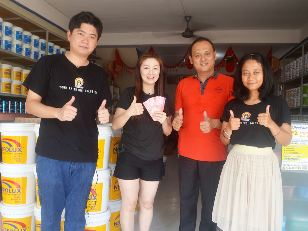 Uang Kaget Toko - Toko Kepri Paint Utama